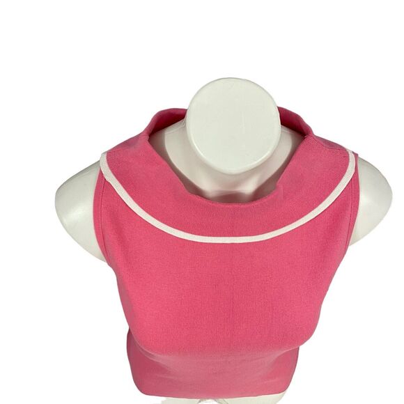 Designers Originals Top Womens Small Pink Sweater Swank Shell Work Officecore - Picture 6 of 15